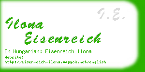 ilona eisenreich business card